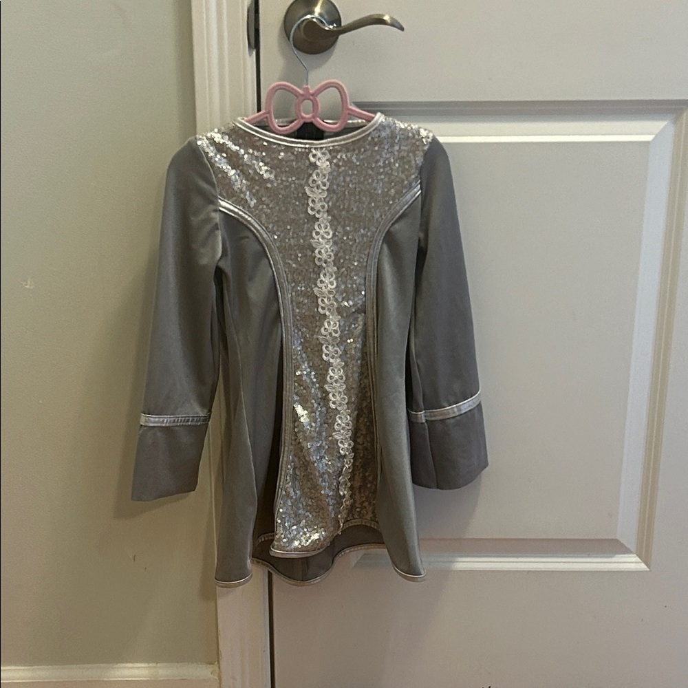 Silver Sequin Kids Costume